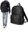 Logo Detail Backpack Black - HUGO BOSS - BALAAN 2