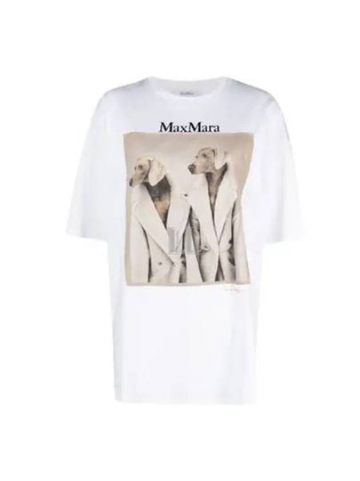 Tacco Short Sleeve T-Shirt White - MAX MARA - BALAAN 2