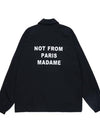 Drold Monsieur Men s Bag Slogan Coach Jacket PERM JT008 BL - DROLE DE MONSIEUR - BALAAN 2