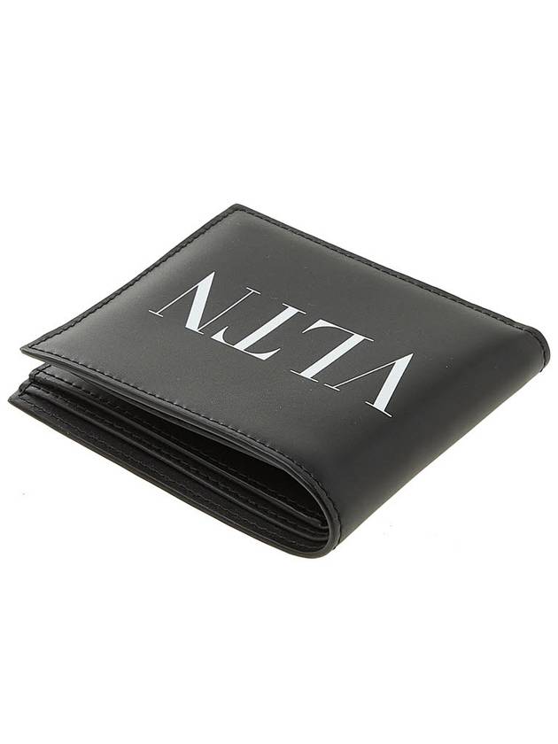 VLTN Logo Half Wallet Black - VALENTINO - BALAAN 5