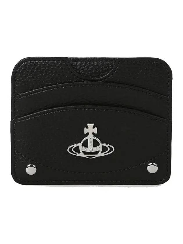 Half Moon Card Wallet Black - VIVIENNE WESTWOOD - BALAAN 2