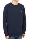 Grey Fox Head Patch Classic Sweatshirt Navy - MAISON KITSUNE - BALAAN 4