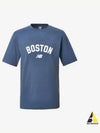 Uni Boston T Shirt 59 Navy - NEW BALANCE - BALAAN 1