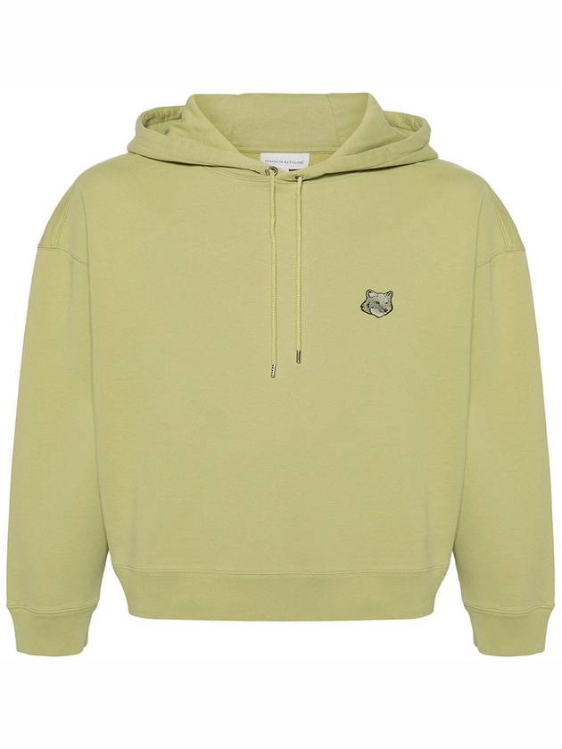 Bold Fox Head Patch Oversize Hoodie Green - MAISON KITSUNE - BALAAN 2