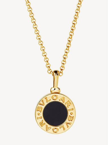 necklace yellow gold onyx women necklace - BVLGARI - BALAAN 1