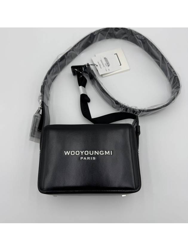 Square Leather Mini Cross Bag Black - WOOYOUNGMI - BALAAN 2