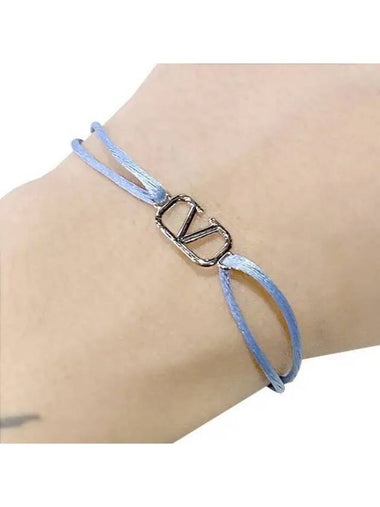 V logo signature knot bracelet arm 34004961 271774 1095197 - VALENTINO - BALAAN 1