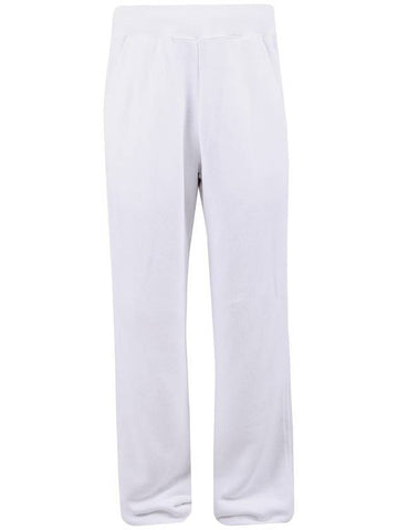 Label Training Track Pants Optic White - ACNE STUDIOS - BALAAN 1