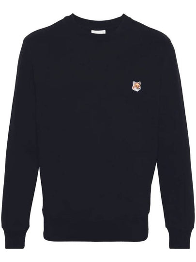 Fox Head Patch Regular Sweatshirt Midnight Blue - MAISON KITSUNE - BALAAN 2