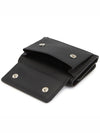 Four Stitch Logo Leather Half Wallet Black - MAISON MARGIELA - BALAAN 7