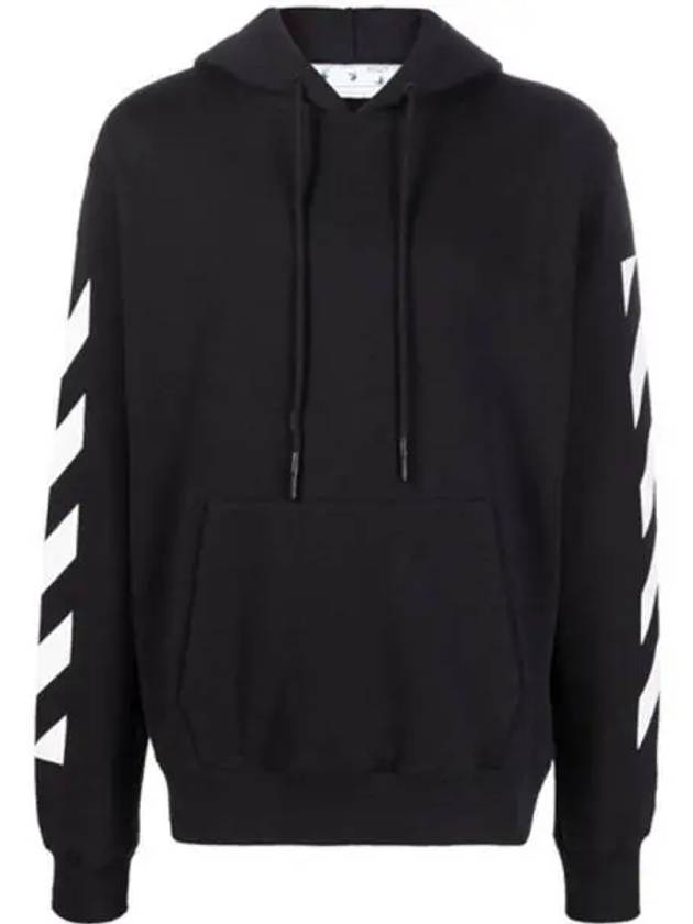 Diag Arrow Printing Hoodie Black - OFF WHITE - BALAAN 2