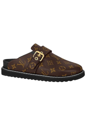 Cosy Flat Comfort Clog Brown - LOUIS VUITTON - BALAAN 1