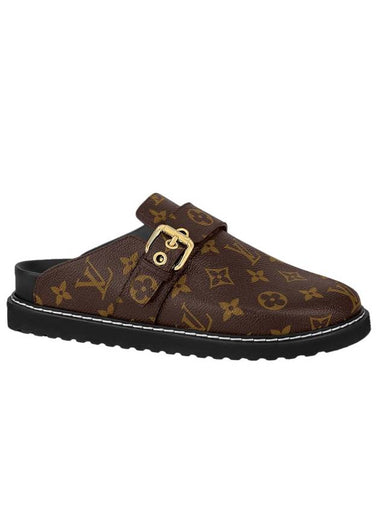 Cosy Flat Comfort Clog Brown - LOUIS VUITTON - BALAAN 1