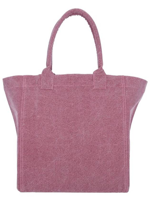 Yenky Logo Washed Cotton Tote Bag Pink - ISABEL MARANT - BALAAN 4