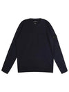 Shadow Project Pocket Crew Neck Knit Top Navy - STONE ISLAND - BALAAN 2