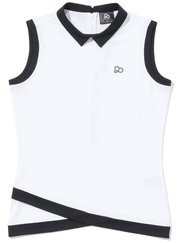 Color combination point sleeveless WHITE - 20THHOLE - BALAAN 1