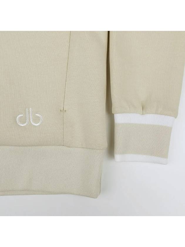 Drew Color Scheme Yokoeri Half Zip Up Sweatshirt DF41LT01BEIGE - DRUH GOLF - BALAAN 6