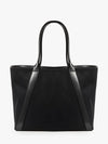 Rive Gauche Canvas Tote Bag Black - SAINT LAURENT - BALAAN 5