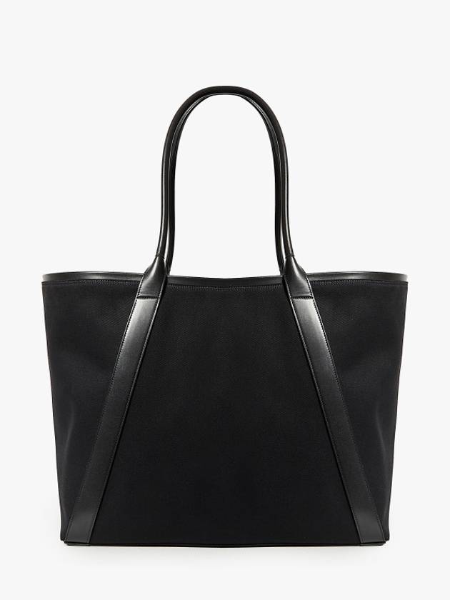 Rive Gauche Canvas Tote Bag Black - SAINT LAURENT - BALAAN 5