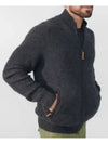 Men s OVIK Zip Cardigan Knit Dark Olive 87071633 FEN M NAVY - FJALL RAVEN - BALAAN 2