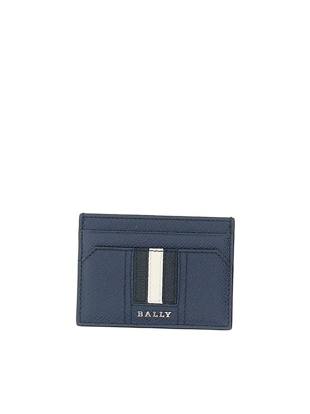 leather card wallet new blue - BALLY - BALAAN 1