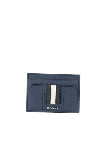 leather card wallet new blue - BALLY - BALAAN 1