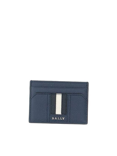 leather card wallet new blue - BALLY - BALAAN 1