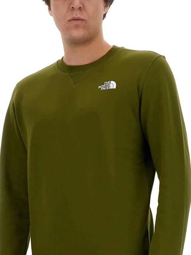 Hooded Sweatshirt NF0A7X1I PIB1 GREEN - THE NORTH FACE - BALAAN 5