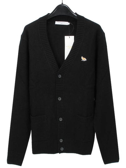 Baby Fox Patch Cosy Cardigan Black - MAISON KITSUNE - BALAAN 2