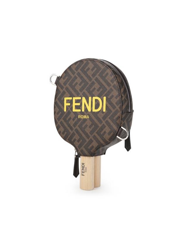 Espendi Monogram Table Tennis Racket Case Set Pouch Bag Brown - FENDI - BALAAN 1