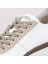 Tabs Smooth Leather Low Top Sneakers White - TOD'S - BALAAN 5