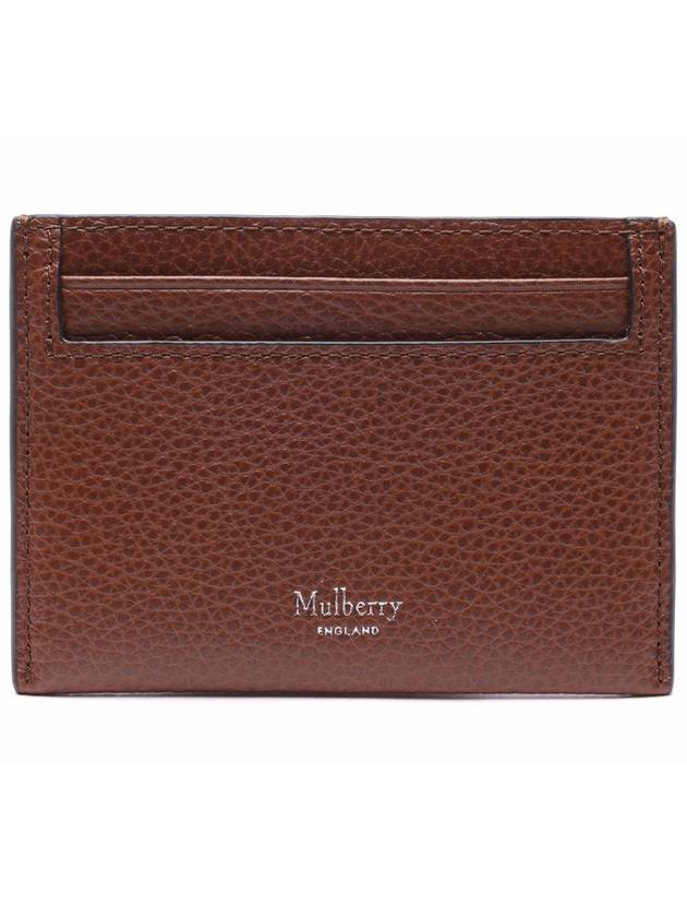 Logo Heritage Full Grain Card Wallet Brown - MULBERRY - BALAAN 5