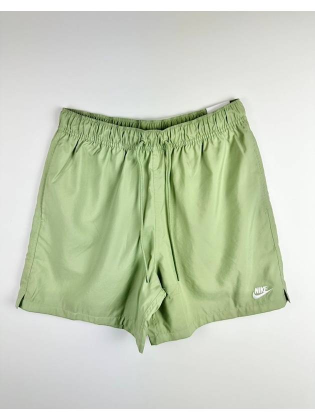 Club Woven Flow Shorts Oil Green - NIKE - BALAAN 2