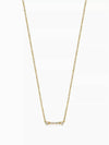 Fleur De Lis Key Bar Pendant Necklace Gold - TIFFANY & CO. - BALAAN 2