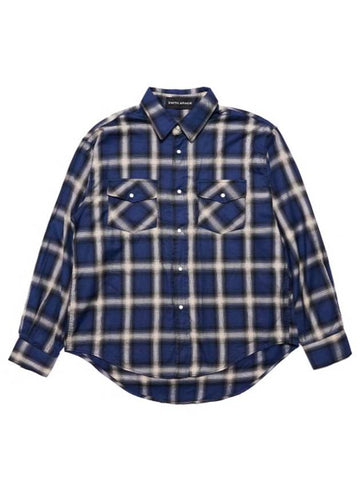 Unisex Western Couwa Ombre Check Shirt - SMITH ARMOR - BALAAN 1