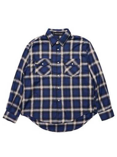 Unisex Western Couwa Ombre Check Shirt - SMITH ARMOR - BALAAN 1