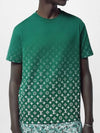 Monogram Gradient Cotton Short Sleeve T-Shirt Vert Green - LOUIS VUITTON - BALAAN 2