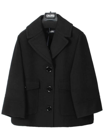 S WILLIAM wool coat WILLIAM 013 BLACK MXC072bk - MAX MARA - BALAAN 1