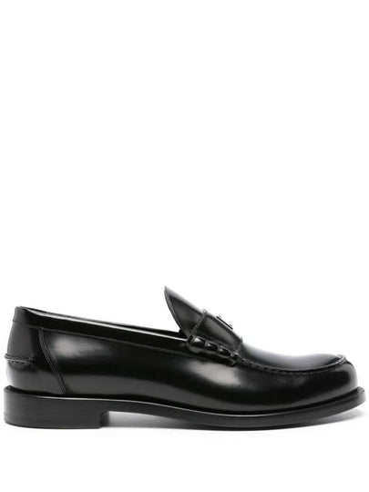 Mr G Mocassin Leather Loafers Black - GIVENCHY - BALAAN 2