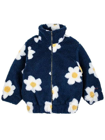 Kids Flower Pattern Shearling Jacket 223AC127 430 - BOBO CHOSES - BALAAN 2