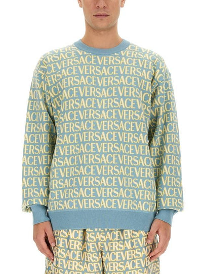 all-over knit sweater 1010249 1A07466 5V510 - VERSACE - BALAAN 2