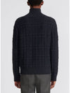 Cashmere Logo Knit Turtleneck Navy - DIOR - BALAAN 3