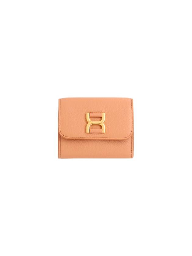 Women's Grain Leather Marcie Half Wallet Beige - CHLOE - BALAAN 2