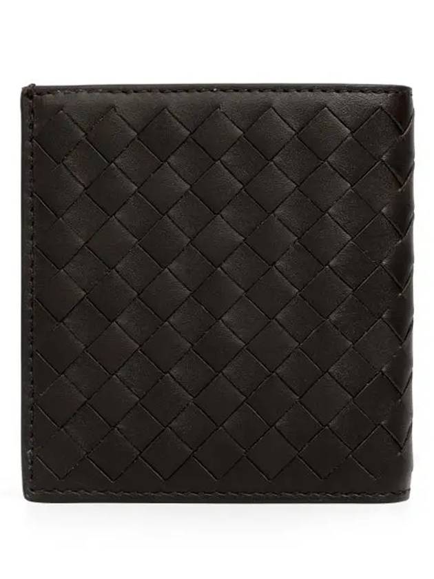 Intrecciato Small Folder Half Wallet Brown - BOTTEGA VENETA - BALAAN 3