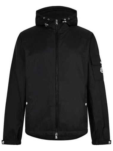 ETIACHE Logo Patch Hooded Jacket Black 1A001 01 5968E 999 - MONCLER - BALAAN 1