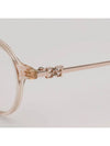 Glasses frame BY5071H 072 light round horn rim transparent - BALLY - BALAAN 5