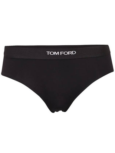 Jacquard Logo Band Panties Black - TOM FORD - BALAAN 1