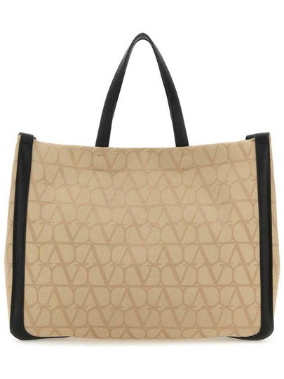 Toile Iconogrape Tote Bag Beige - VALENTINO - BALAAN 2