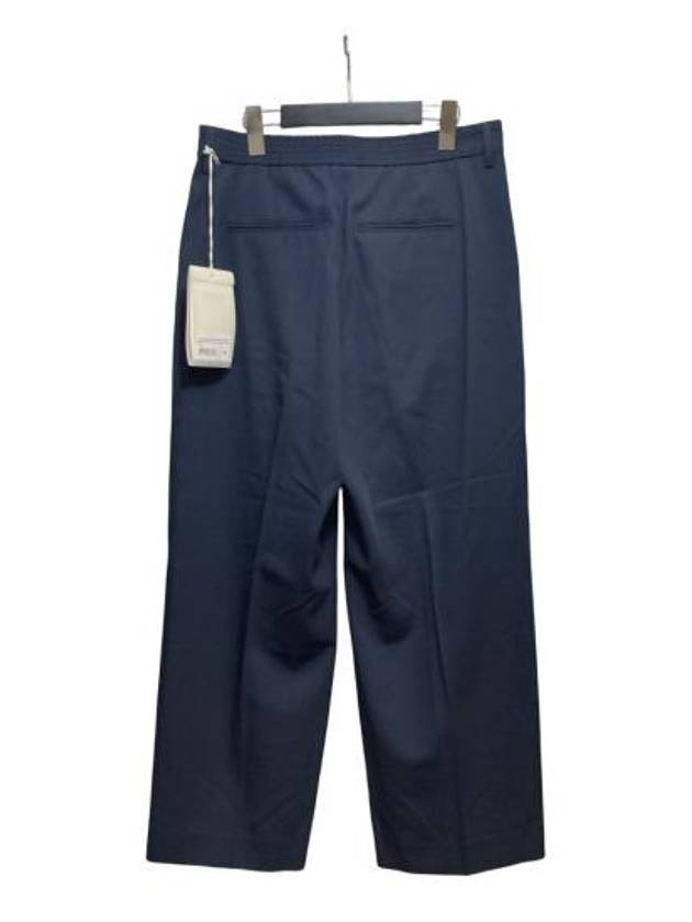 Virgin Wool Straight Pants Navy - OUR LEGACY - BALAAN 3