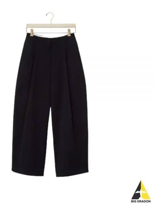 DORDONI SNW PEACHED COTTON TWILL BLACK 145 PANTS - STUDIO NICHOLSON - BALAAN 1